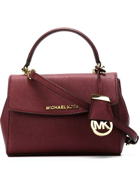 red tote bag michael kors|michael kors red crossbody bag.